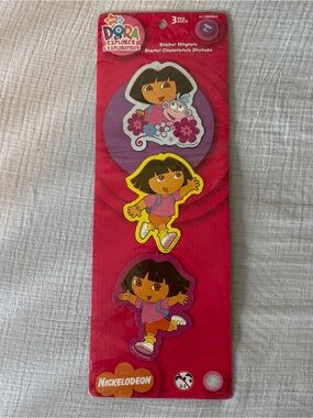 DORA THE EXPLORER Vintage Y2K Magnets Deadstock Nostalgia NEW 2008
